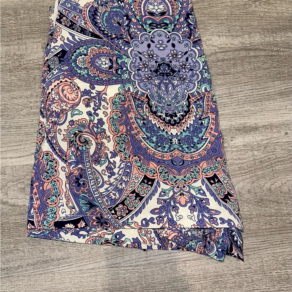 SHEIN Multicolor Paisley Print Fabric